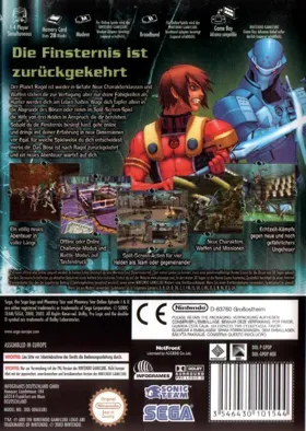 Phantasy Star Online Episode I & II Plus box cover back